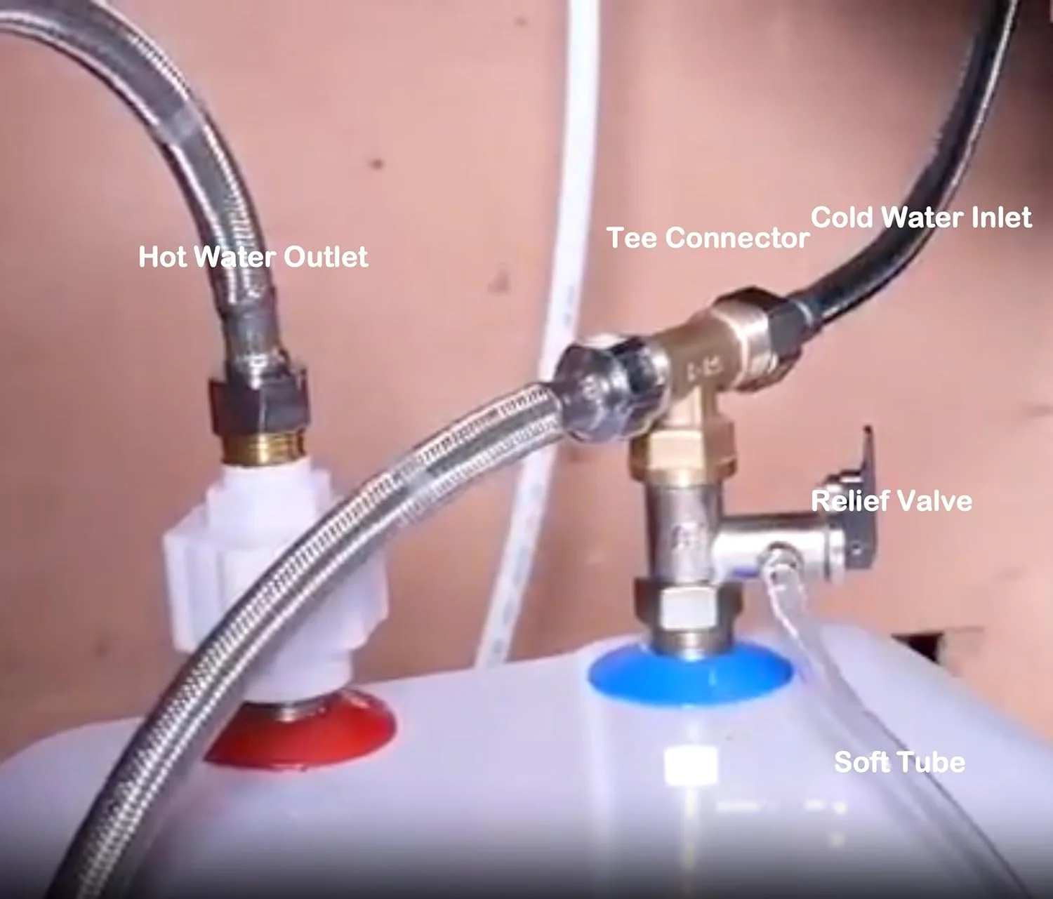 1500W 8L Electric Water Heater Compact Hot Water Tank
