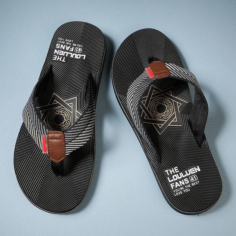 Men's Cotton Slippers Comfortable Breathable Home Footwear Soft Slip On Summer Sandals view 4