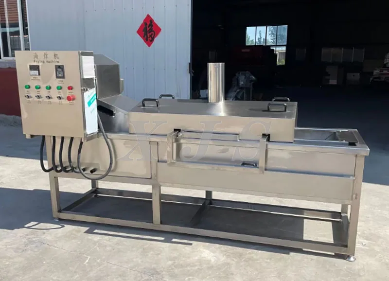 Customized Width and Length Multifunctional Fryer Potato Chips Frying Machine Chicken Nuggets Production Line