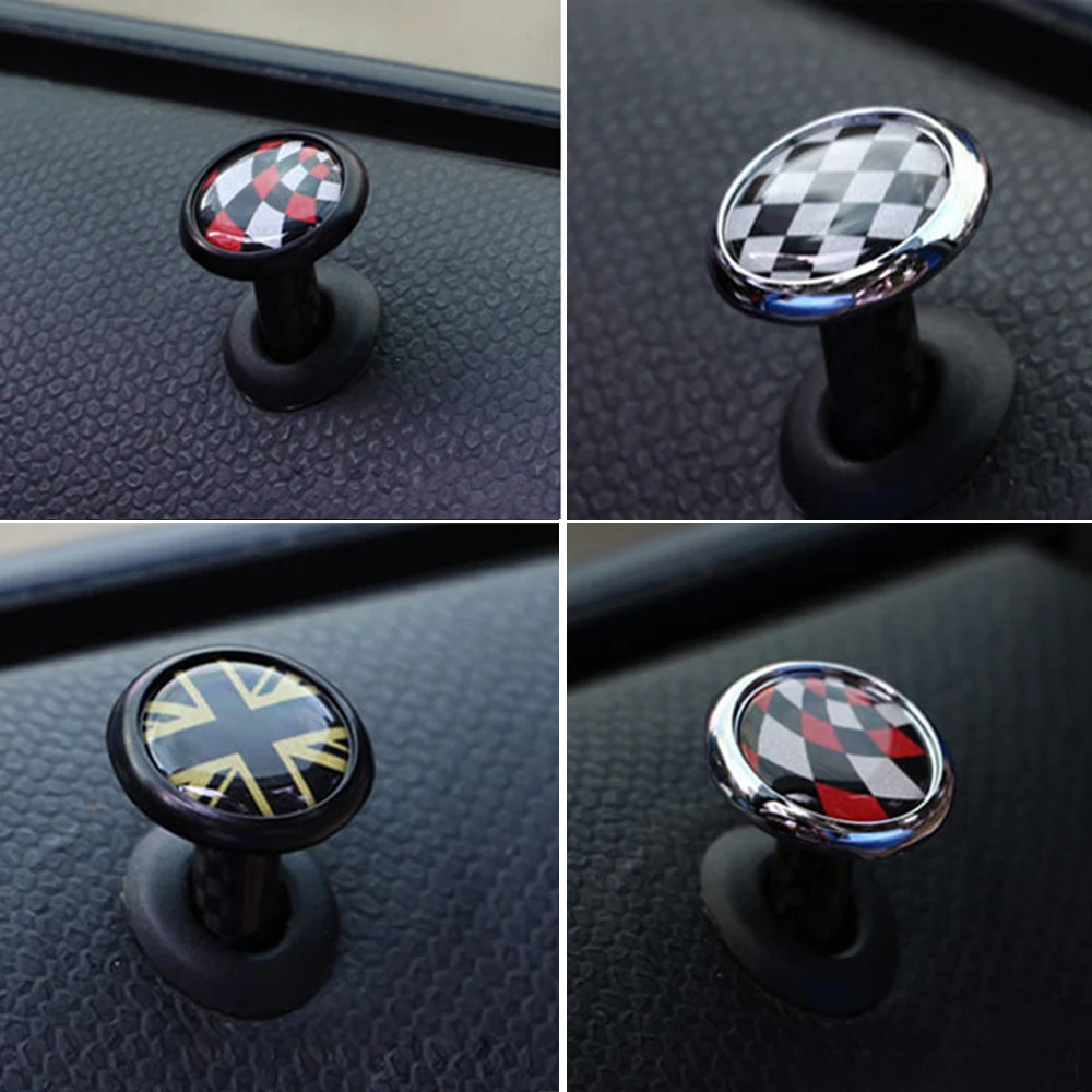 

For Mini Cooper JCW S One R55 R56 R60 R61 F54 F55 F56 F60 Countryman Car Accessories 2pcs Car Window Door Lock Pin Cover Sticker