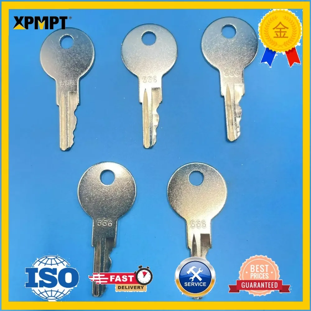 Ключ зажигания 556 KEYS (1/5/10 шт.) PK556 642628 CL905512-R совместимый с погрузчиками New Holland и подъемниками Hyster