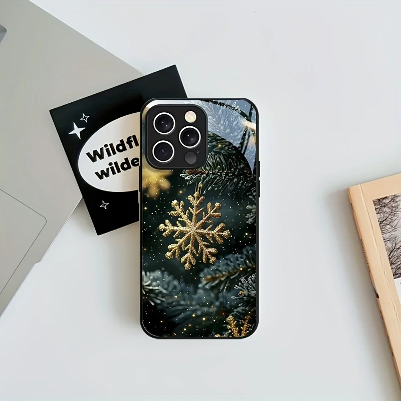 Cool, Stylish, and Versatile Black Glass Phone Case, Suitable for iPhone 18 17 16 15 14 13 12 11 Pro Max XS XR 7 8 Plus 16E