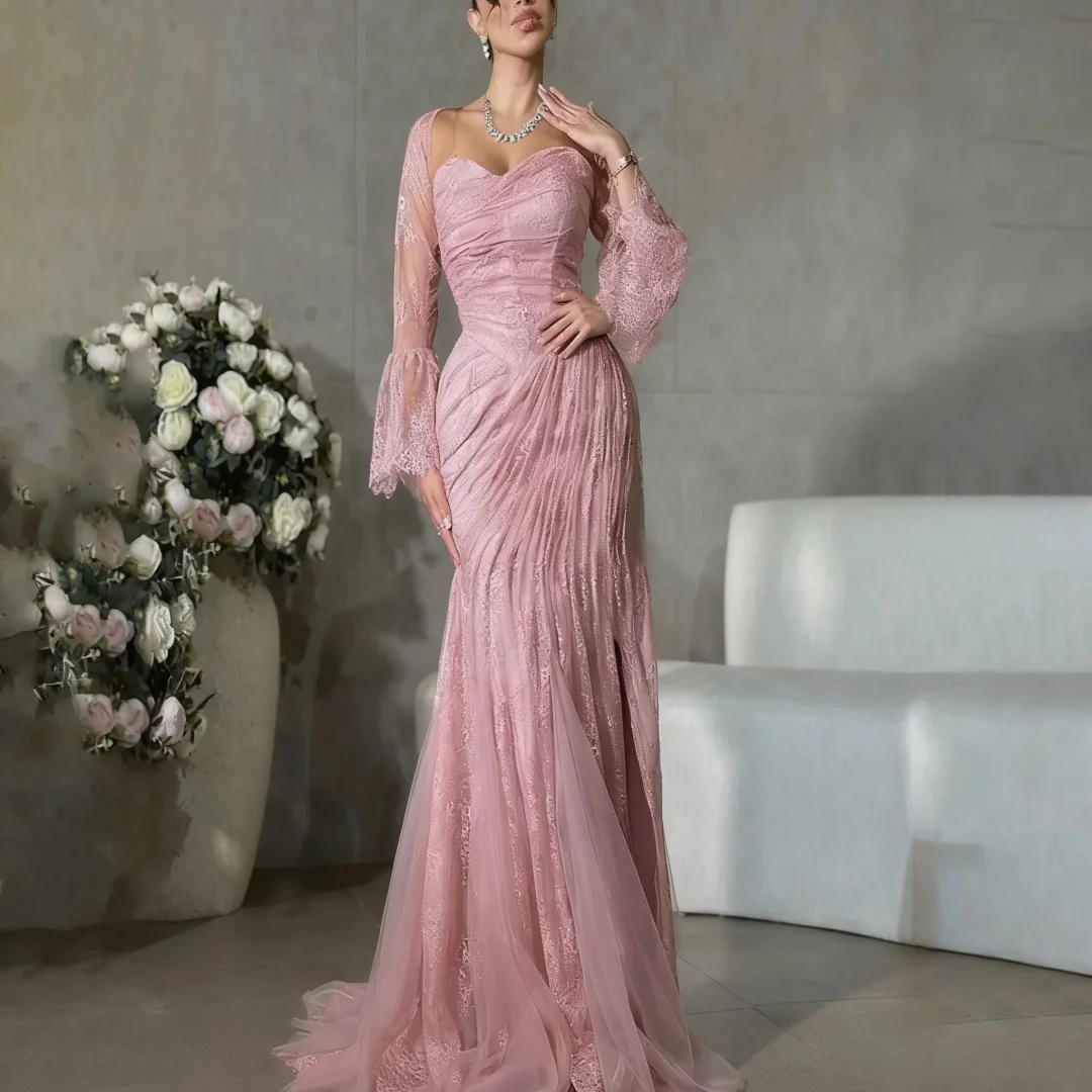 

Индивидуальное милое кружевное вечернее платье русалки, вечерние платья, вечерние платья для выпускного вечера для женщин