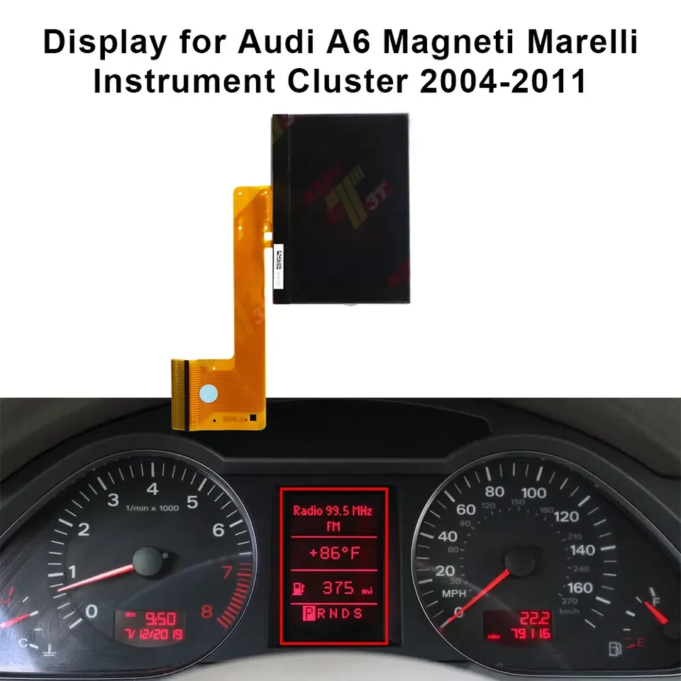 Display for Audi A6 S6 Q7 Magneti Marelli Instrument Cluster