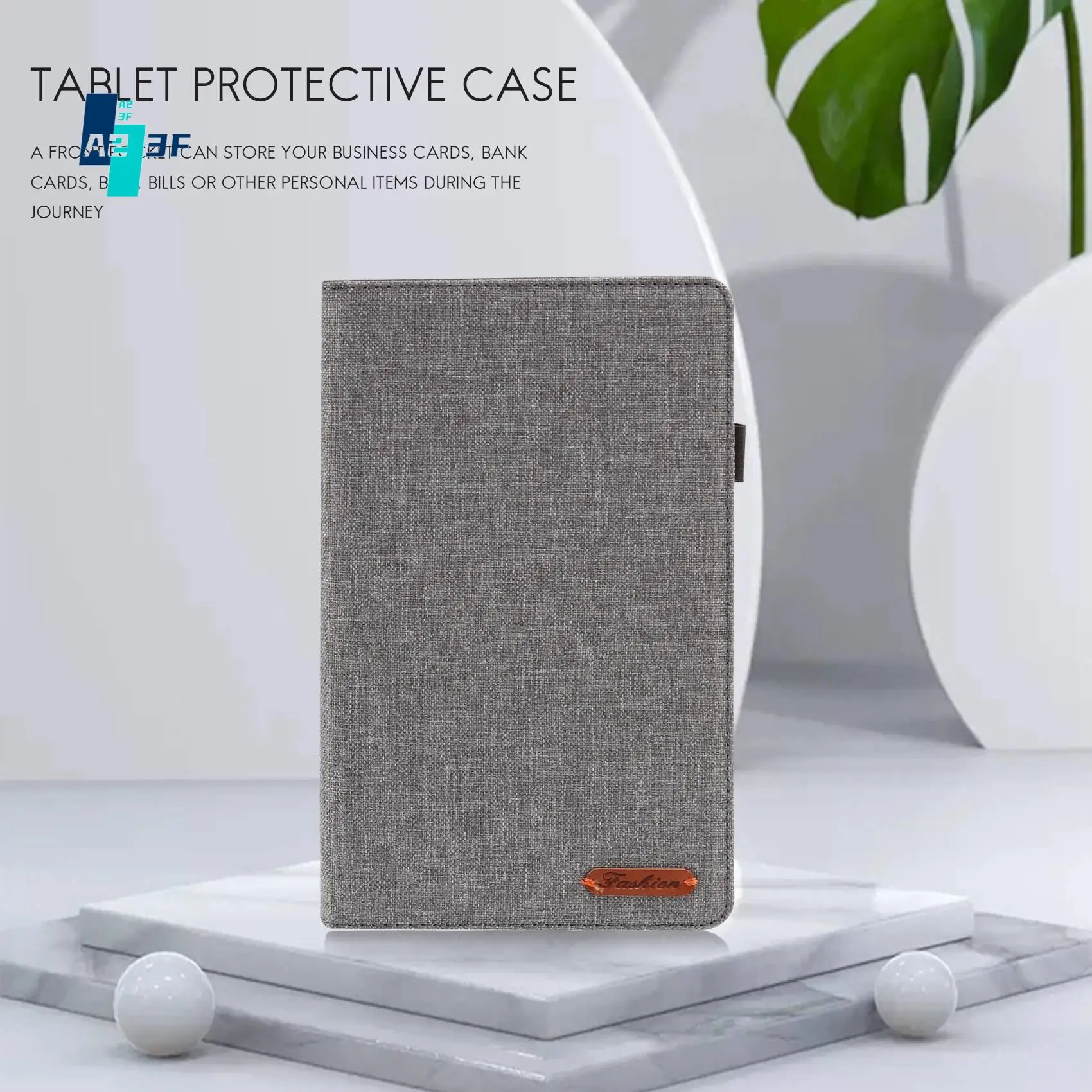 

A23F-For Samsung Galaxy Tab A7 Lite 8.7 Inch 2021 (Sm-T220 / T225) Protective Case Back Cover Bracket With Pocket