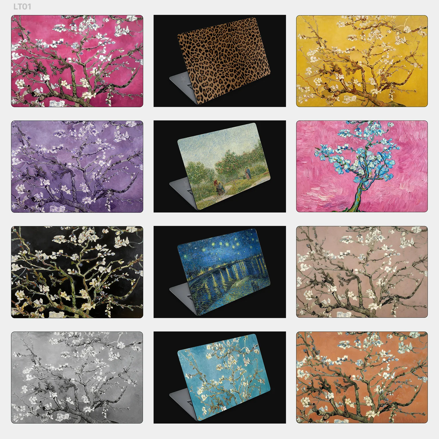 New Design 2026 Skin Wrap Stickers For MacBook Pro14 16 M4 /Air 13 15 M5 Eternal Canvas Collection Skins Vinyl Decals