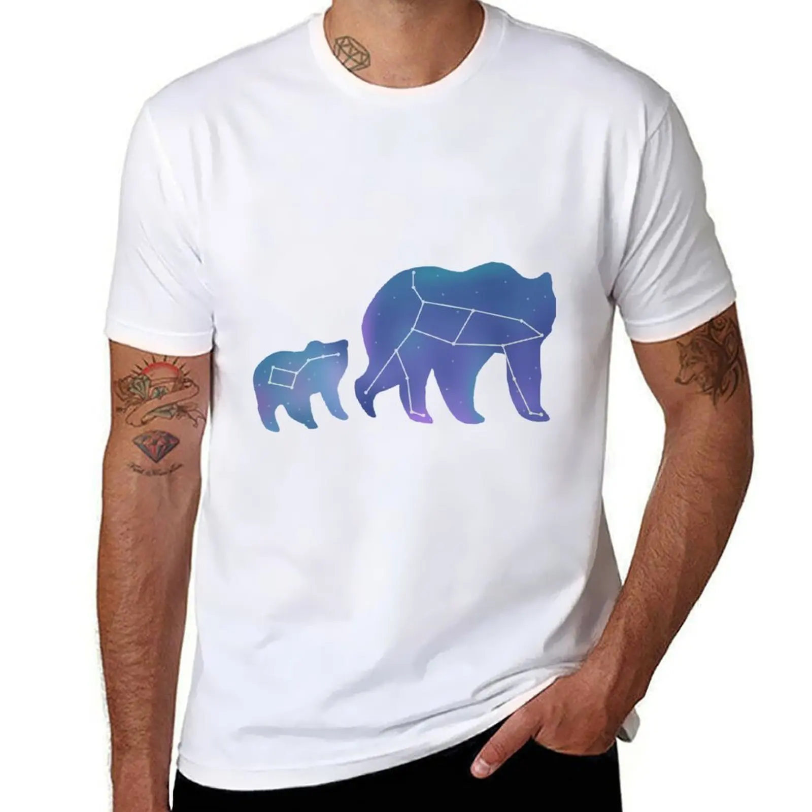 

Ursa Major and Minor - Digital T-Shirt t shirt man designer t shirts for man cotton T-Shirt