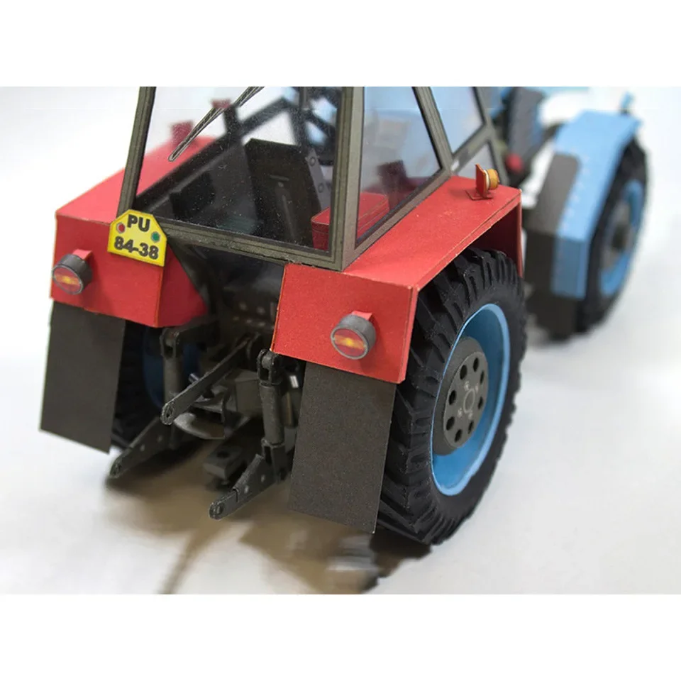 1: 32 Or 1:22 Czech Zetor120 45 Tractor Paper Model Agricultural Machinery Manual DIY