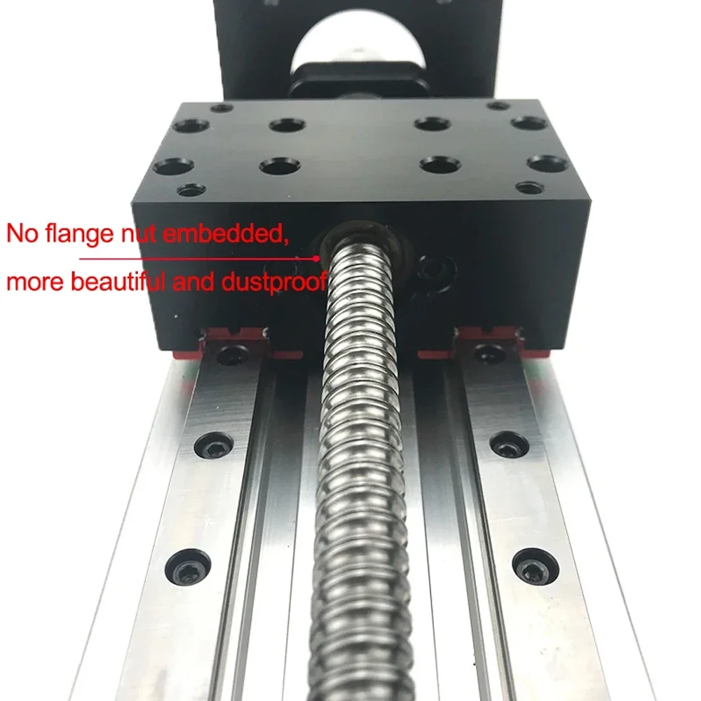 SXG1204 انزلاق الجدول Z محور المرحلة السفر 50 مللي متر-800 مللي متر MGR12 دليل SFU1204 Ballscrew الخطي المحرك حزمة عدة ل Nema23 Nema17