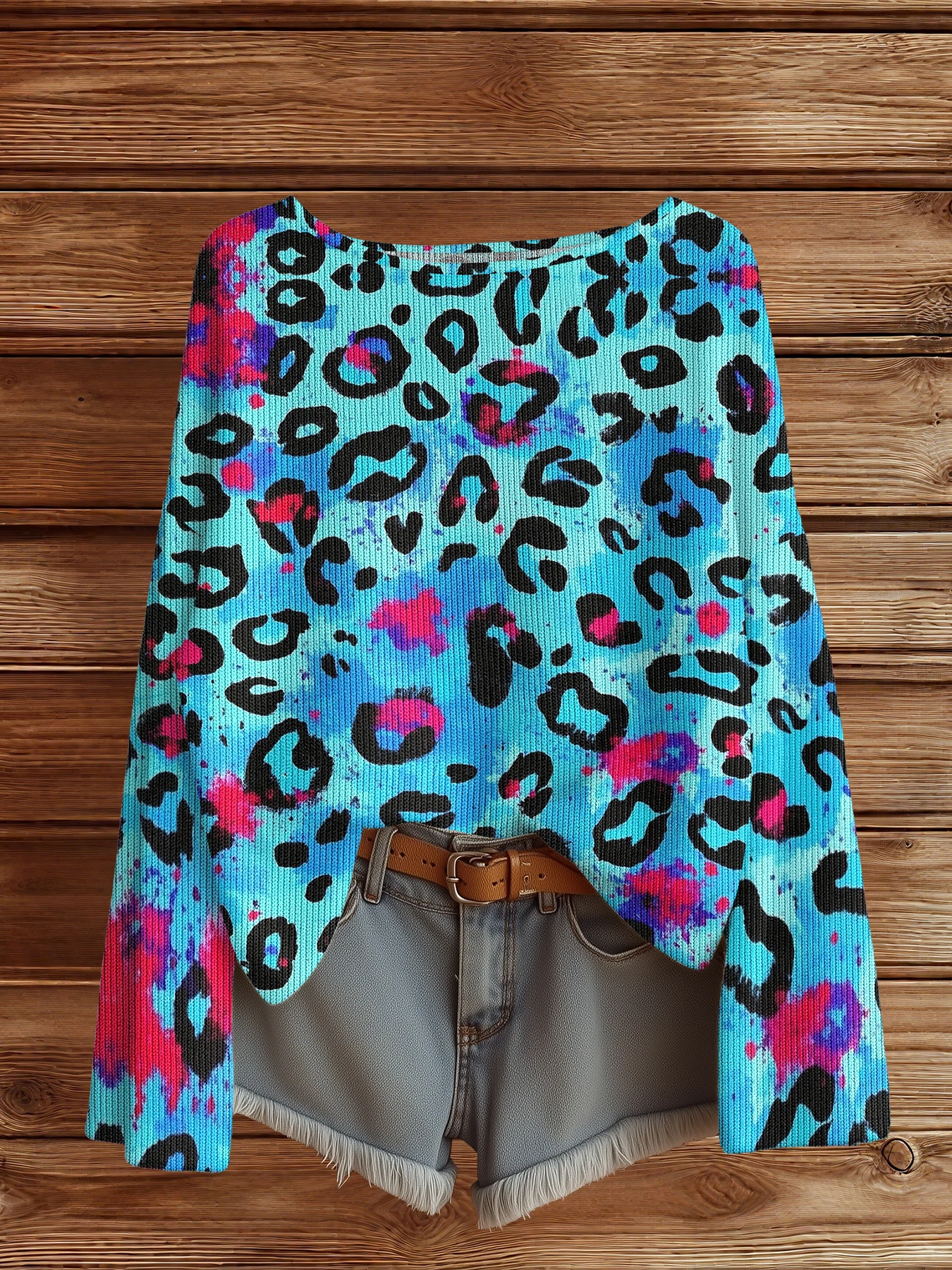 

Осень-зима леопардовый свитер женский винтажный пуловер свитера вязаный топ Merch модные повседневные шикарные джемперы в стиле хип-хоп