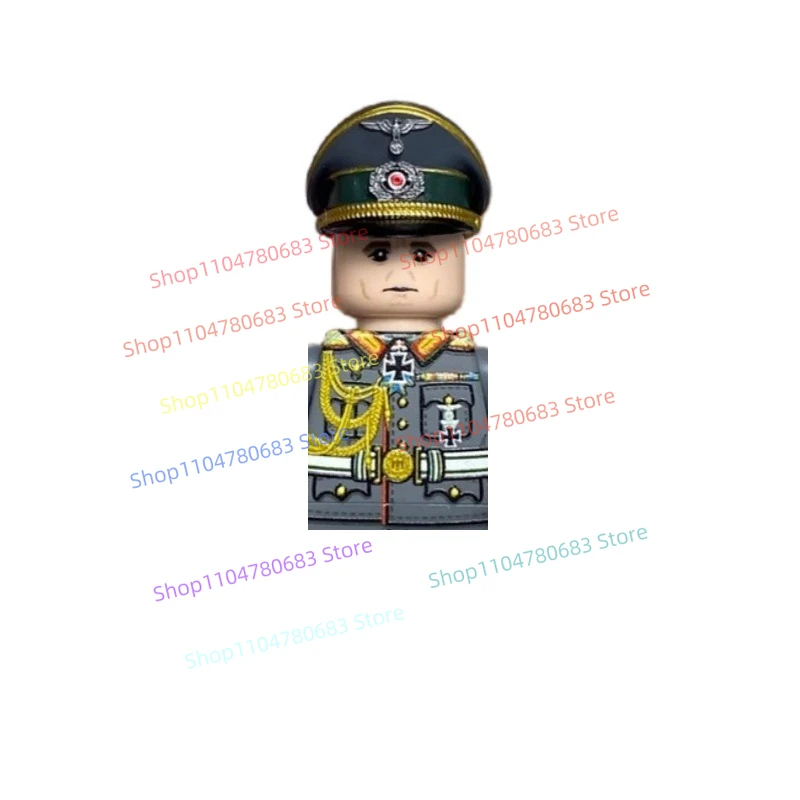

MOC New Military Doll Marshal Burke Building Blocks Gift Ornaments Collection