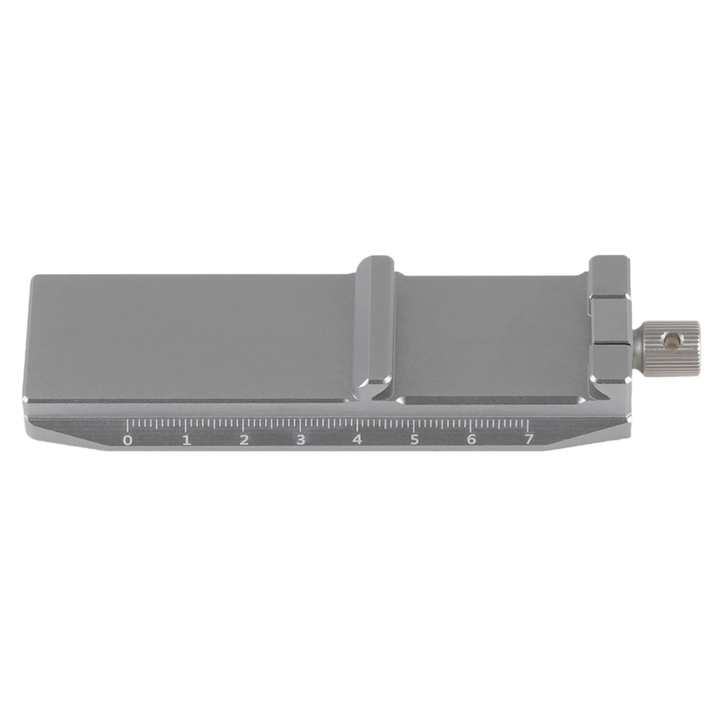 BGNing Metall-Schnellwechselplatte für DJI RS 4 Mini, kompatibel mit Arca-Swiss-Montageplatten, Kamerakäfigen und L-Platten, verstellbar – Detail 5