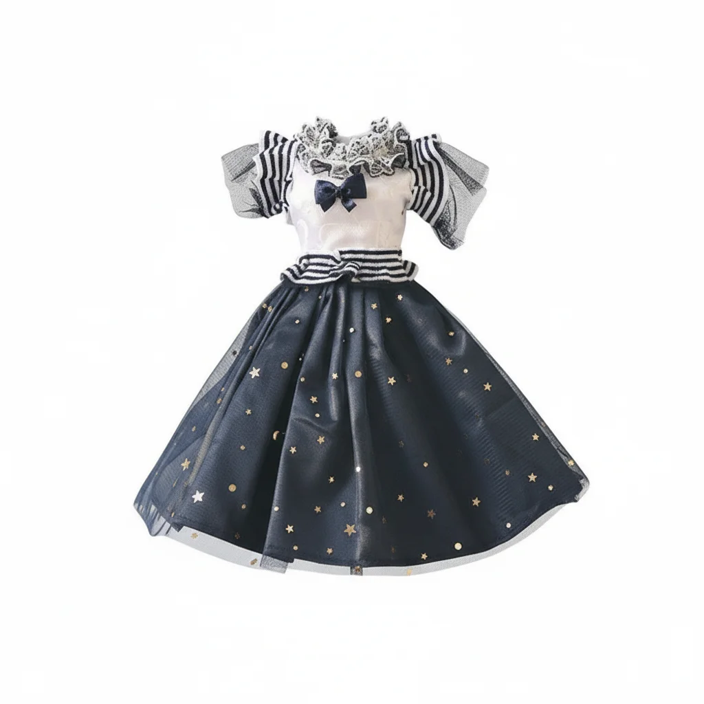 60cm Doll Lace Dresses Clothes for 1/3 Bjd Doll Party Elegant Princess Wedding Dresses Dress Up DIY Doll Accessories