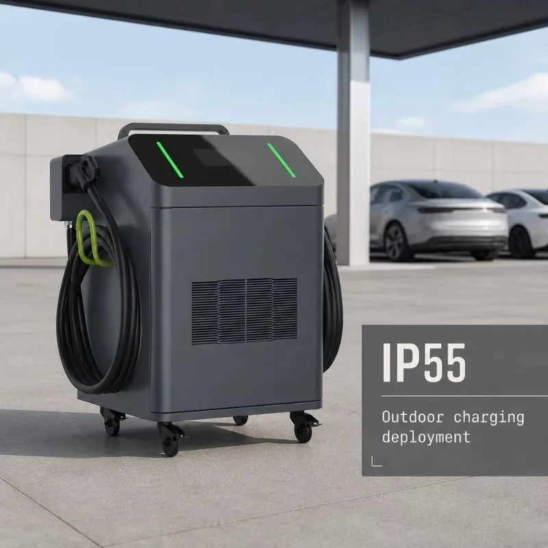 Mobile Charging Station Vehicle DC Fast Charger for Electric Cars PX