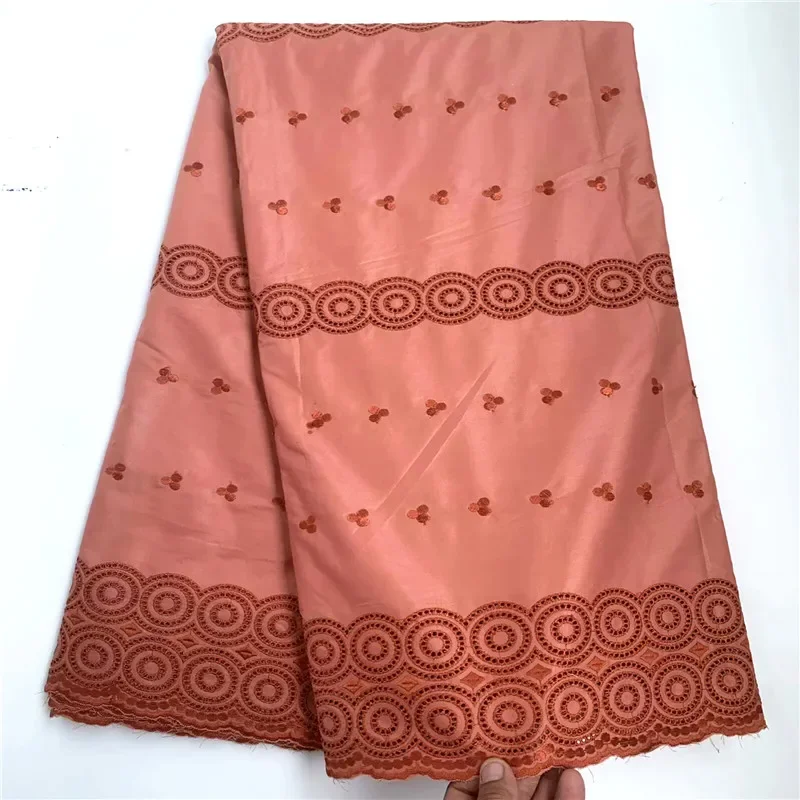 

Новая нигерийская 100% хлопковая польская атласная ткань для вышивки, высокое качество, швейцарская вуаль, кружевная ткань Pagne для мужчин, стиль Дубая