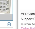 

Magicforce Mf17 Key Mechanical Numeric Small Keyboard Computer External Green Tea Custom Plug And Pull Shaft Kit Rgb Stablize