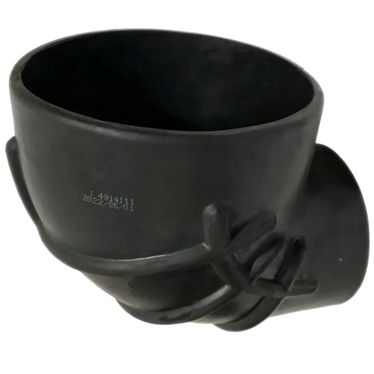 Construction Machinery Parts Intake Rubber Hose 90 Degree Elbow, Air Filter Connection Hose Suitable for K19/K38 Engines
