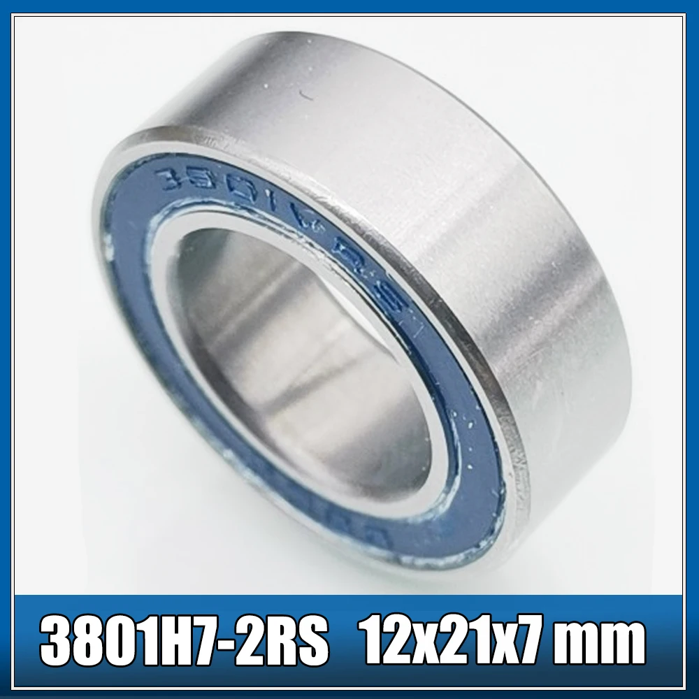 3801H7-2RS 3801H8-2RS MAX łożysko 12*21*7 12*21*8mm 1PC ABEC-3 3801H7RS 3801H8RS dla ramy rowerowej włącz pełne łożyska kulkowe