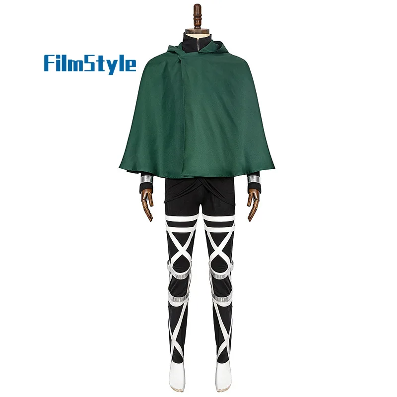

Attack on Titan Survey Corps Cosplay Costume Uniform for Halloween, Carnival & Christmas Parties