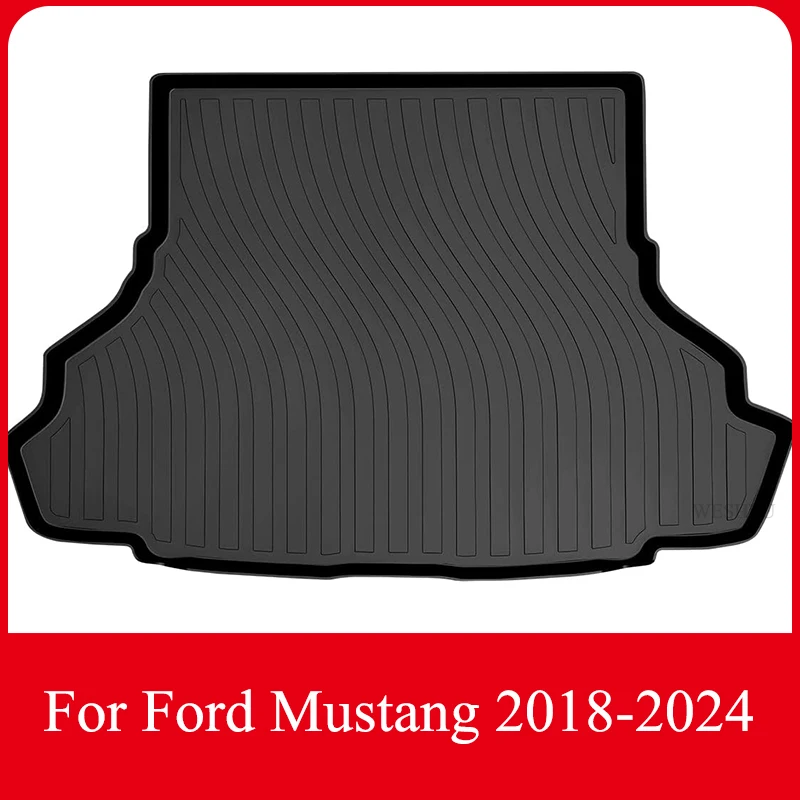 Подходящий под заказ коврик для груза для 2015-2024 Ford Mustang Coupe, подкладка для багажника любой погоды, коврик для груза для Mustang, аксессуары, коврик для багажника
