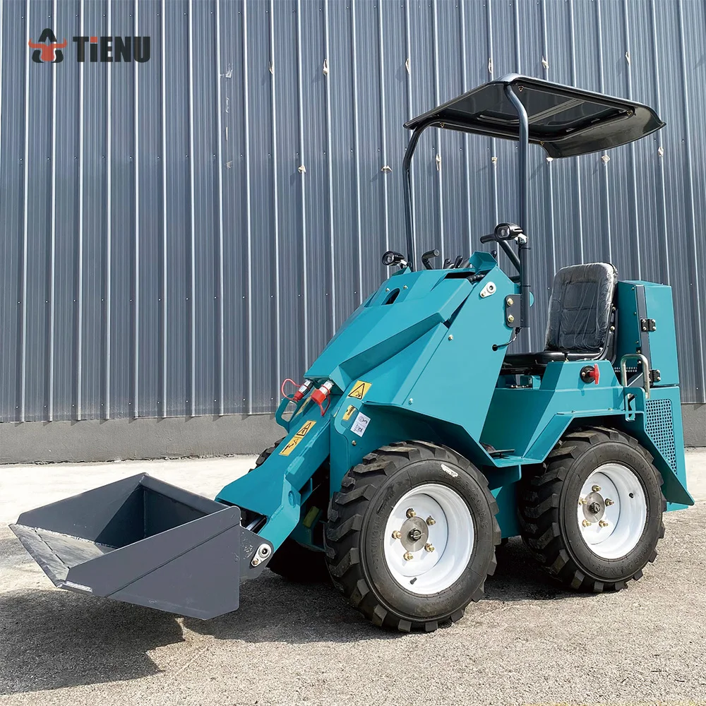 2026 China Multifunctional Skid Steer Loader Earth-Moving TN390 Crawer/Wheel Loader for Farm