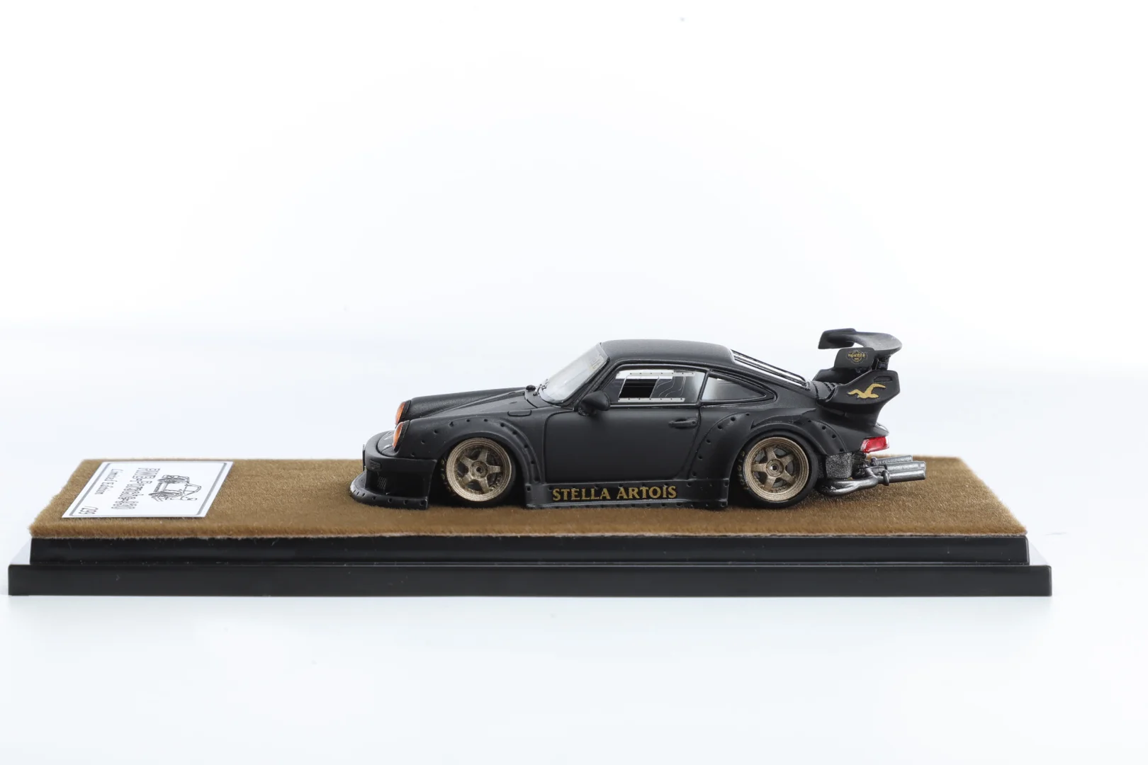 Qidian Model 1:64 Rauh-Welt RWB GT Stella Black limited299 Model Car