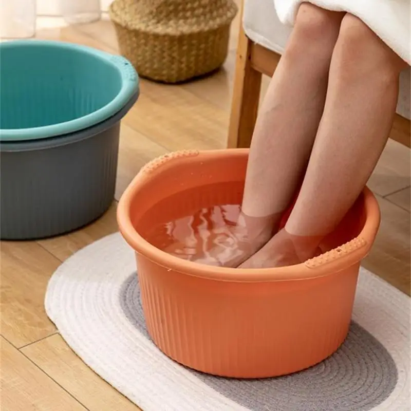 Foot Soaking Spa Bath Convenient For Removing Dampness And Turbidity Durable And Wear-resistant Bottom Elevation Design Foot Tub