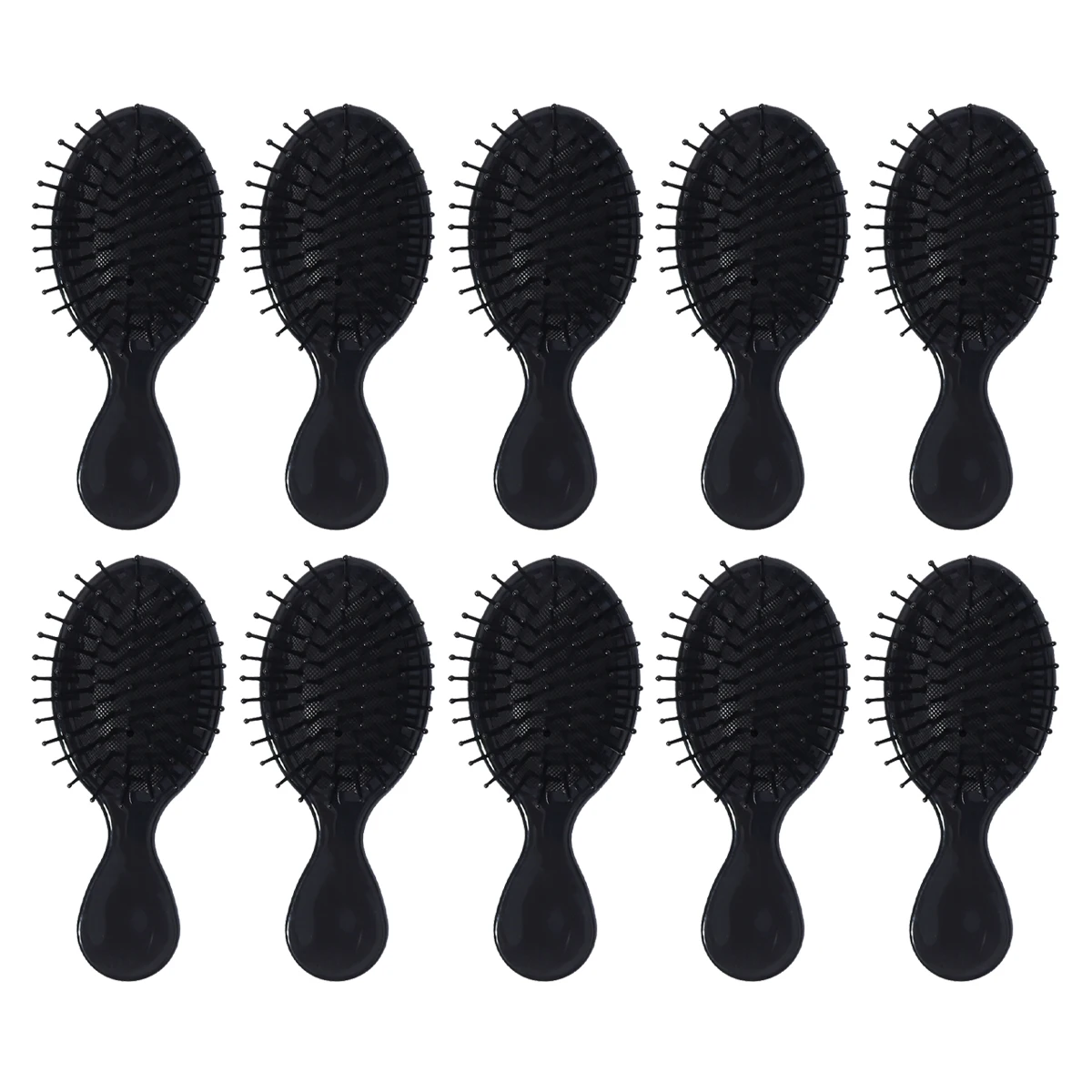 

10pcs mini hair brush set, soft color, portable exfoliating comb with air cushion Special for real hair wigs ﻿