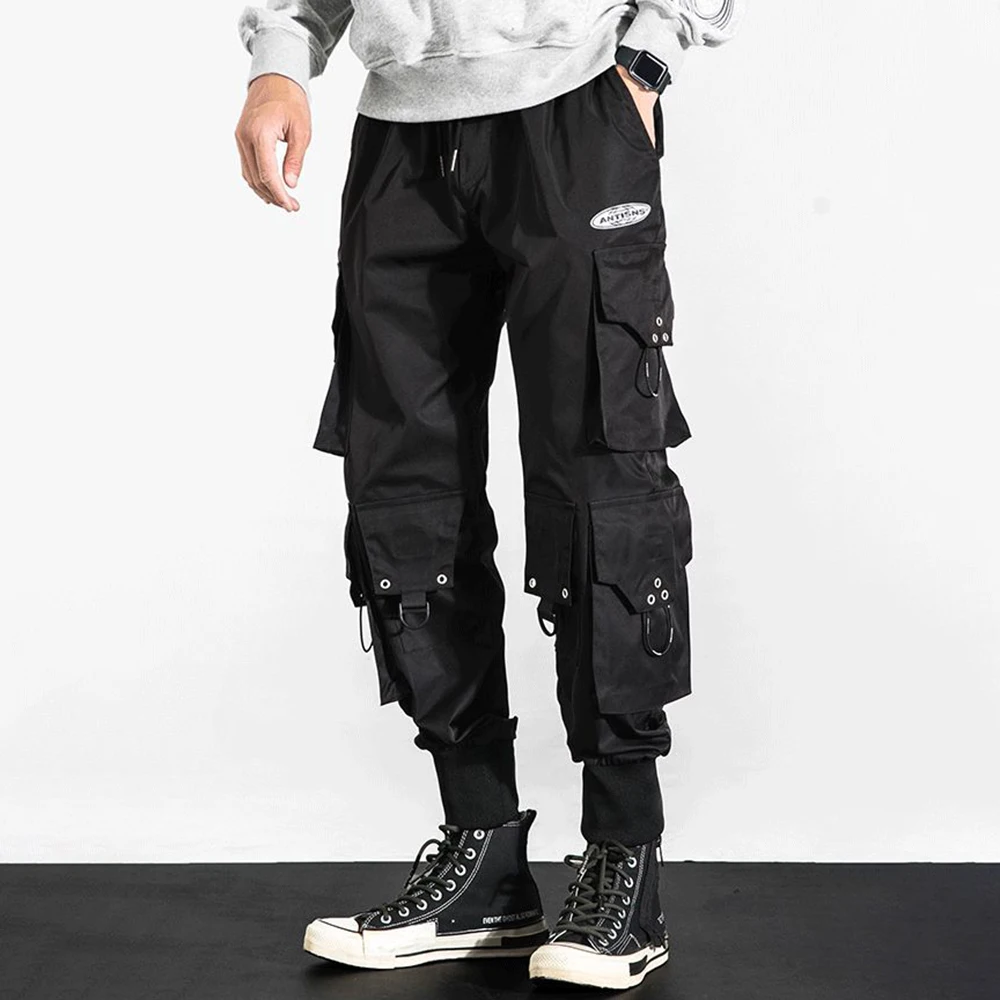 

Cargo Pants Men Harem Joggers Pants Men Harajuku Hip Hop Streetwear Sweatpant Jogger Male Trousers Oversize Retro Hip Hop