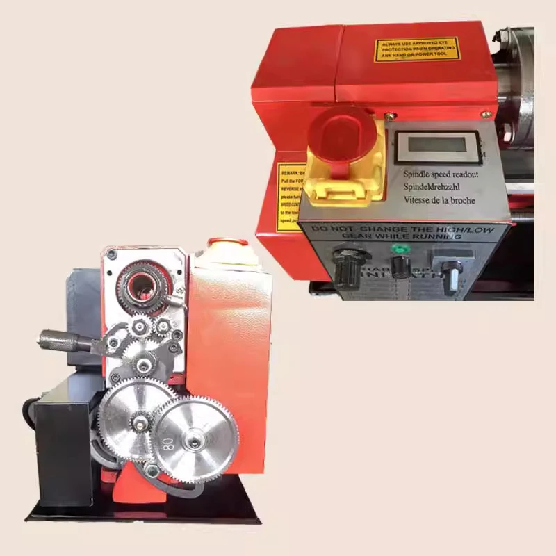 Miniature Metal Lathe, Home Miniature Lathe DIY Tutorial, Multifunctional Mini Lathe, 550W Desktop Precision Lathe