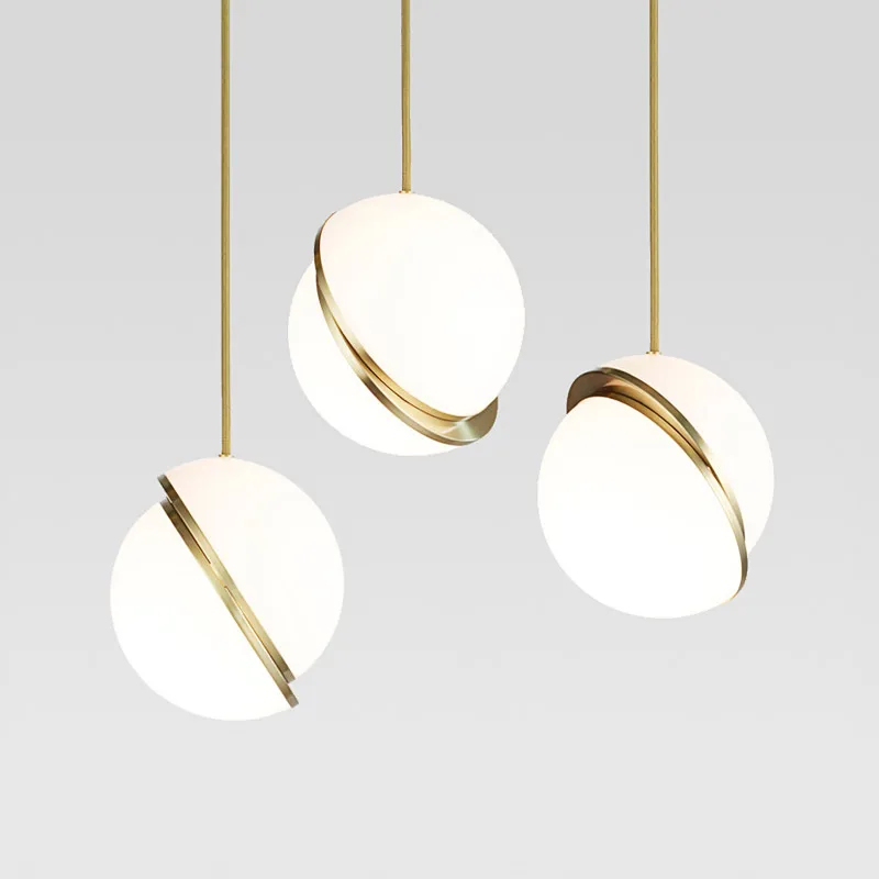 

LED Pendant Light Living Room Dining Room Restaurant Bedroom Bedside Modern Home Decoration Hanging Lamp Gold
