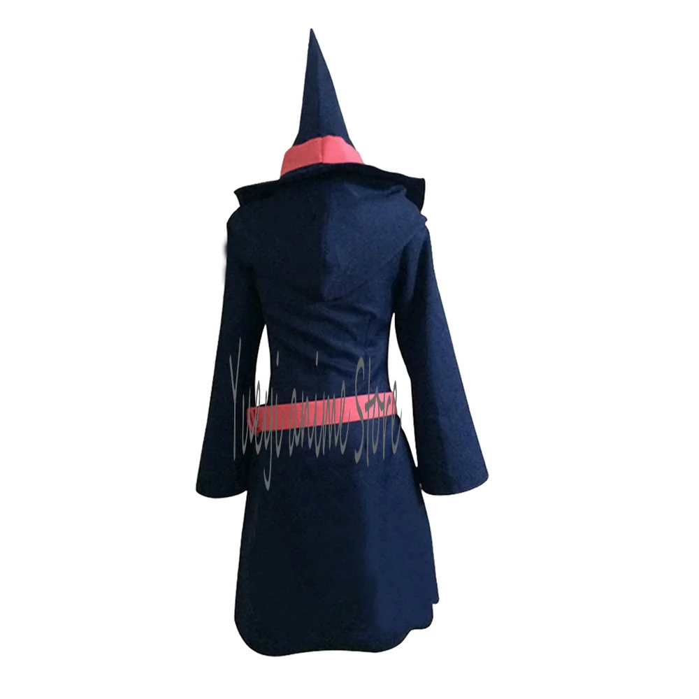 Anime Cosplay Kagari Akko Costume Women Dress School Uniform Halloween Full Set With Hat----- customized