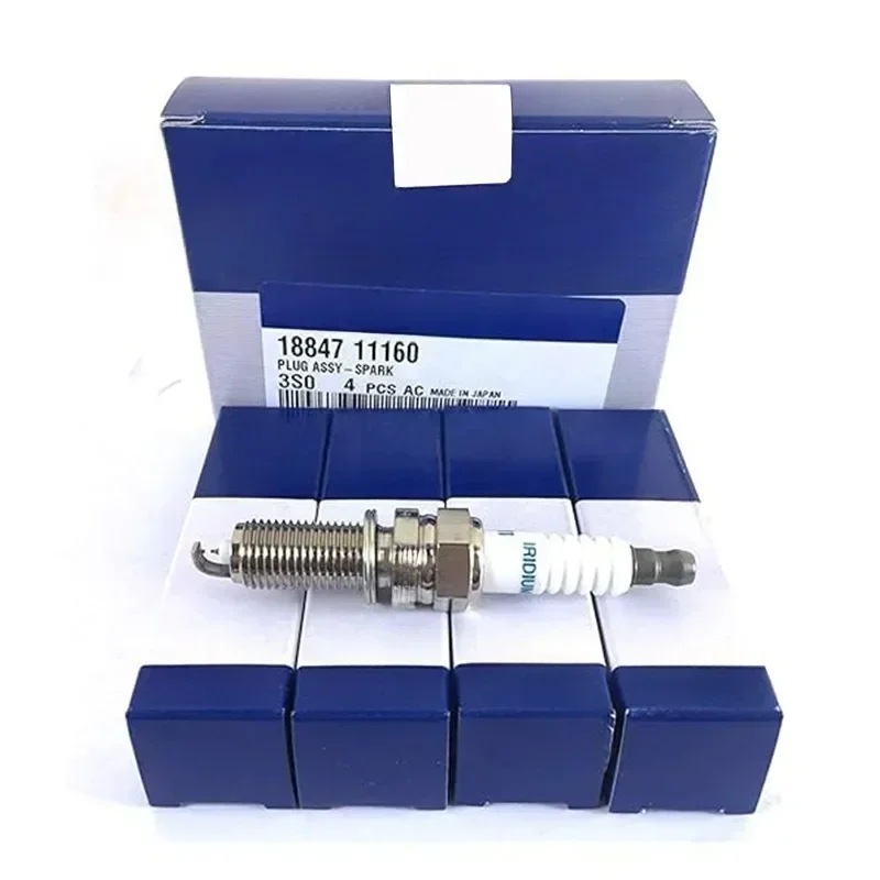 

4/6PCS Dual Iridium Spark Plug FXU16HR11 18847-11160 For Hyundai Granada Santa Fe Kia Sorento 2.4L G4KJ G4KE G4KC Car Candles