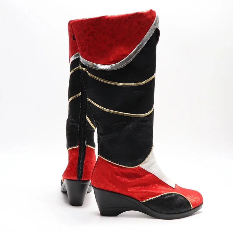 RealCos LOL el zorro de nueve colas Ahri Piel original Ver. Juego Cosplay Zapatos Botas