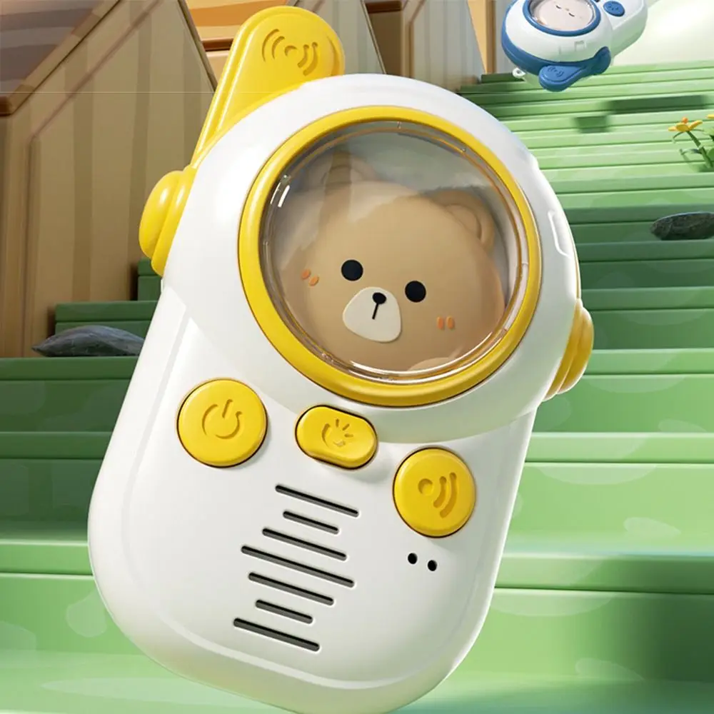 2 pçs durável alcance estendido rádio aperto confortável 300m walkie talkies clipe traseiro colhedores telefone meninas