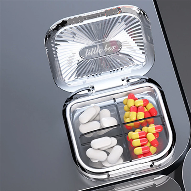 Portable Travel Pill Holder Medicine Container Moisture Proof Pill Container Large Capacity Pill Holder