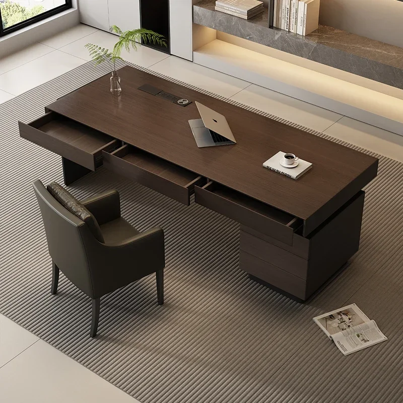 Commercial Office Desk Executive Modern Computer Pliante Room Desks Sets Chair Cabinet Mesa Para Computador Furniture
