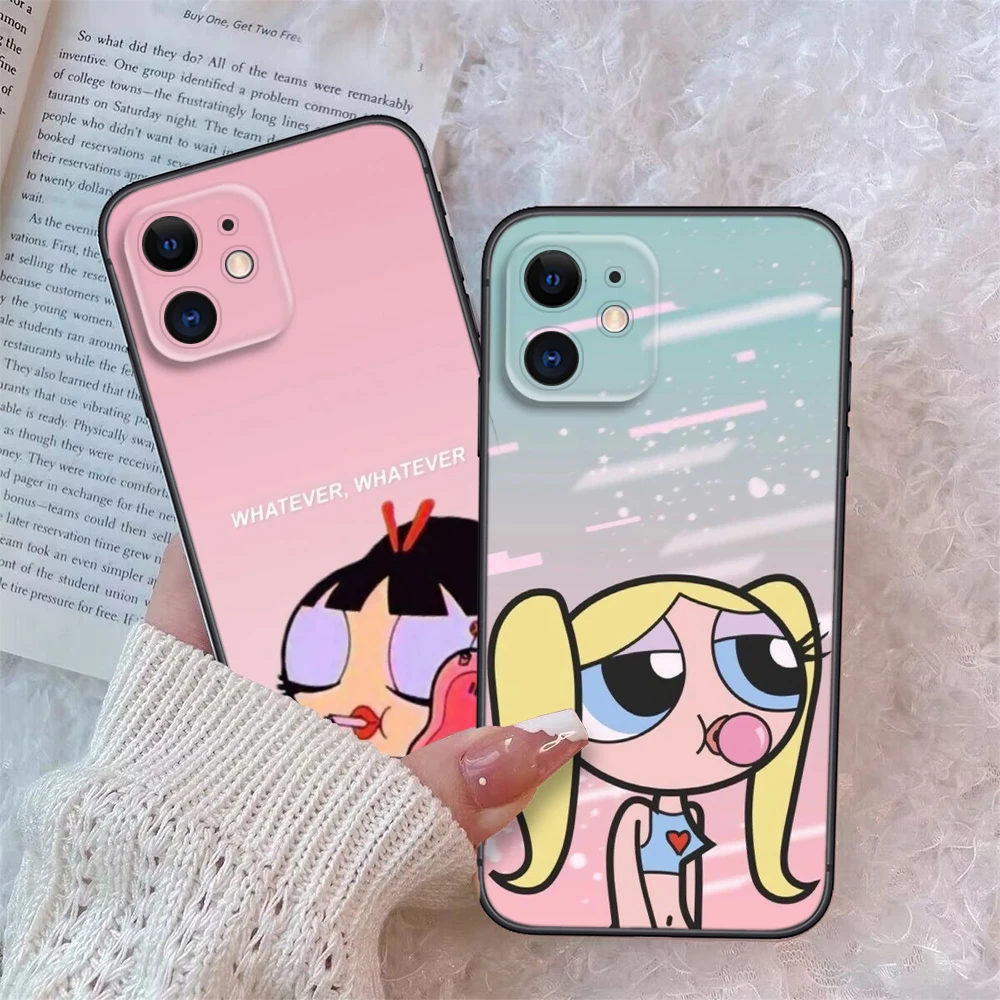 P-powerpuff girls Soft Case for Redmi Note 11 11S 10 10T 10 Pro Max 10S 9T 9 9S 8 8T 7 Xiaomi Mi 11 11I 12 12X