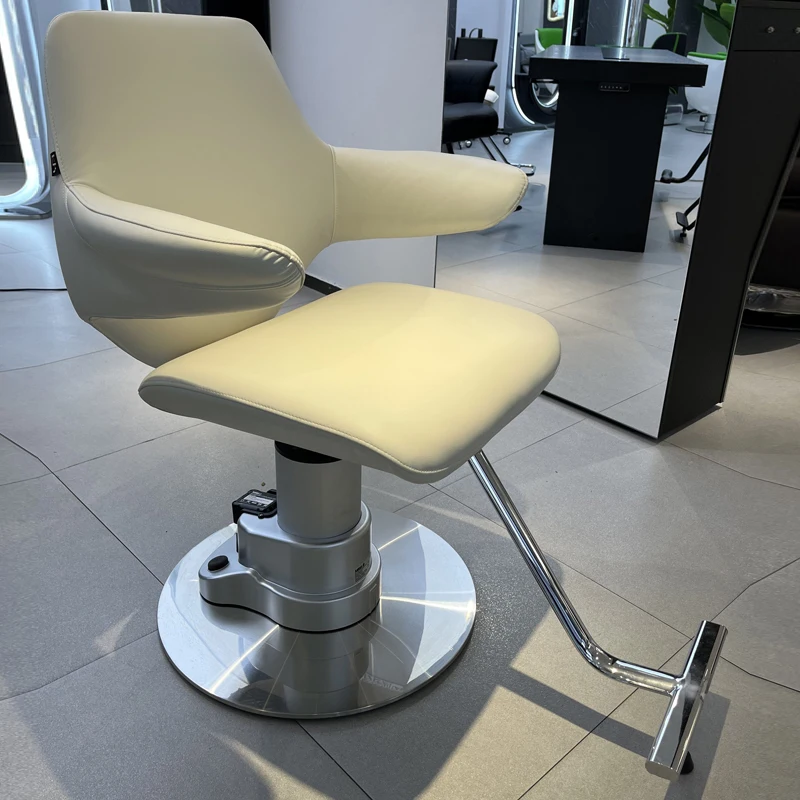 

Reclining Beauty Barber Chairs Swivel Gamer Luxury Manicure Pedicure Chair Barbershop Sillas BarberiaSalon Furniture CY50BC