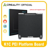 Placa de construcción Creality K1C, hoja PEI de 235x235mm, placa de cama de acero con resorte Flexible magnético para K1/K1C/Ender 3/Ender V3 KE/SE