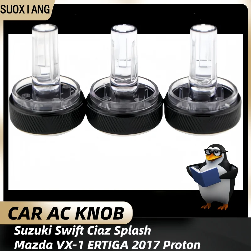 

Aluminum Alloy Air Conditioning AC Knob Heat Control Switch Button for Suzuki Swift Ciaz Splash Mazda VX-1 ERTIGA 2017 Proton