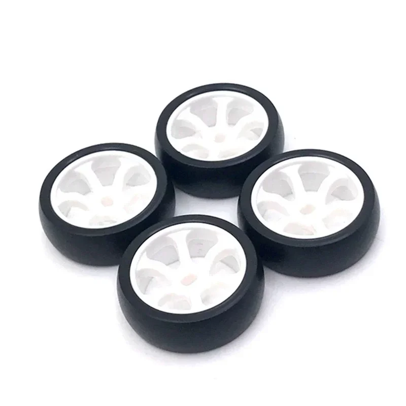 4Pcs Hard Plastic Drift Tire Tyre Wheel For Wltoys 284131 K969 K989 P929 Mini-Z Mini-Q Mini-D 1/28 RC Car Upgrades Parts