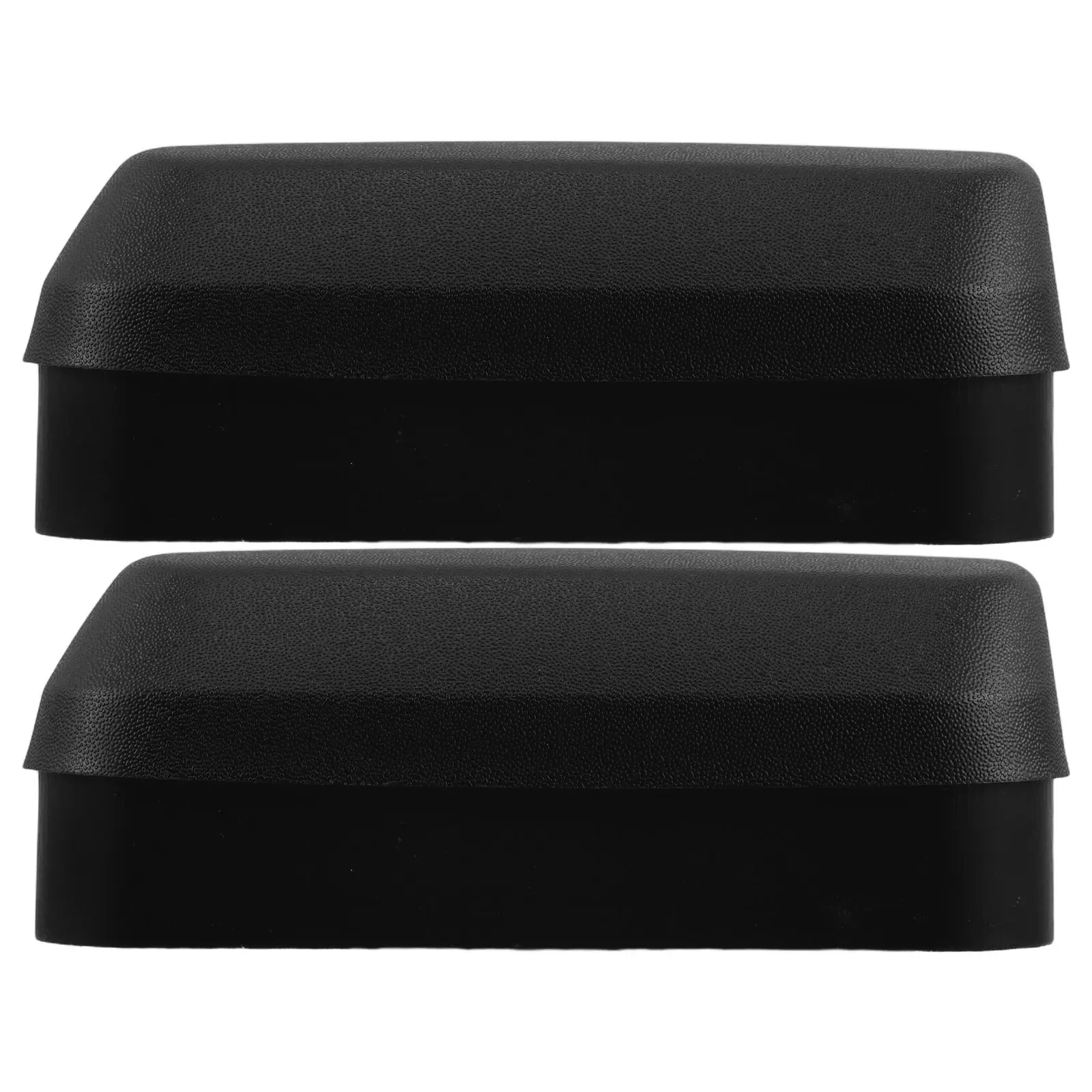 1Set Impact Resistant Running Board End Cap Car Step Side Cap Heat Resistant Replacement Cover Secure Fit Screws Protection