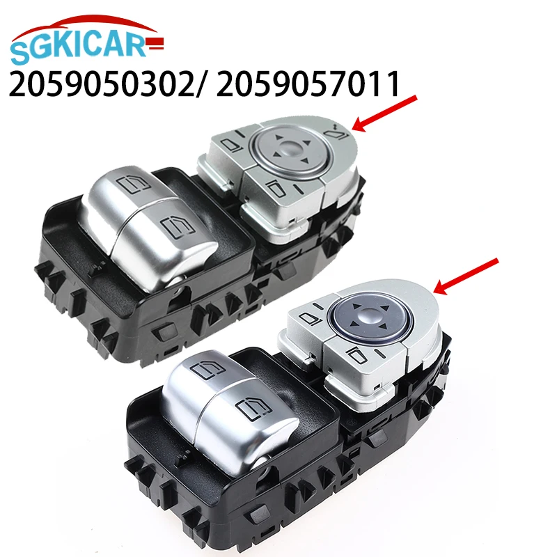 2059050302 2059057011 3-pinowy elektryczny główny przełącznik szyb A2059050302 A2059057011 dla 2014-2021 Mercedes Benz Vito W447