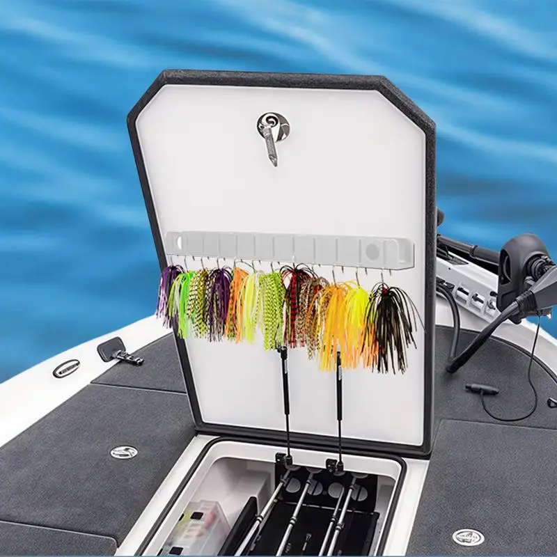 Fishing Bait Rack Bait Storage Hook Holder 2pcs Fishing Lure Holder Bait Organizer Fish Hook Rack Fishing Gear Organize Fishing