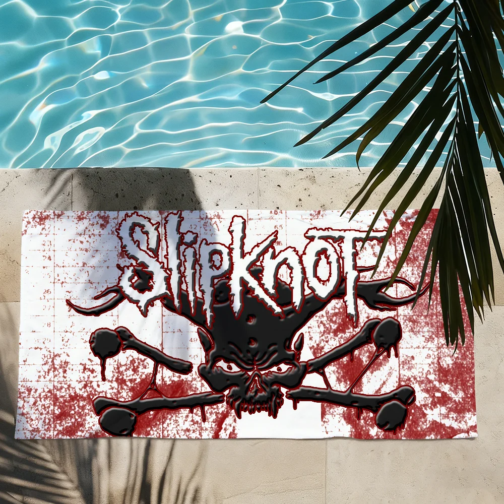 Rock Band S-Slipknot Towel Quick Drying Beach Towels Are Suitable For Swimming Pools Camping Yoga And The Gym