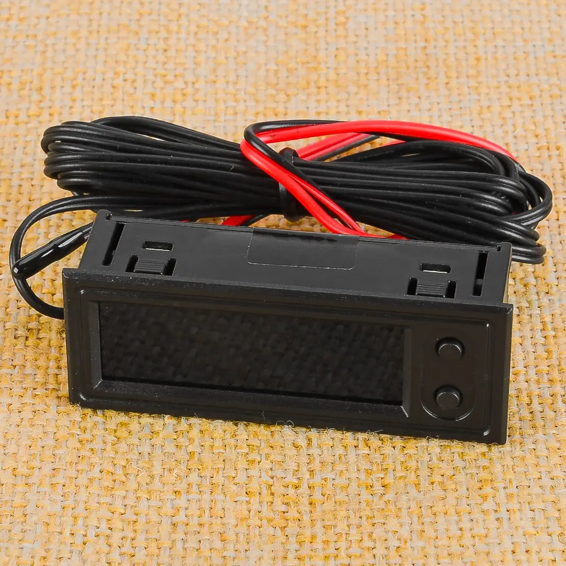 12V 3-in-1 Car Vehicle Thermometer Voltmeter Clock Red LED Digital Display Module fit for Universal view 2