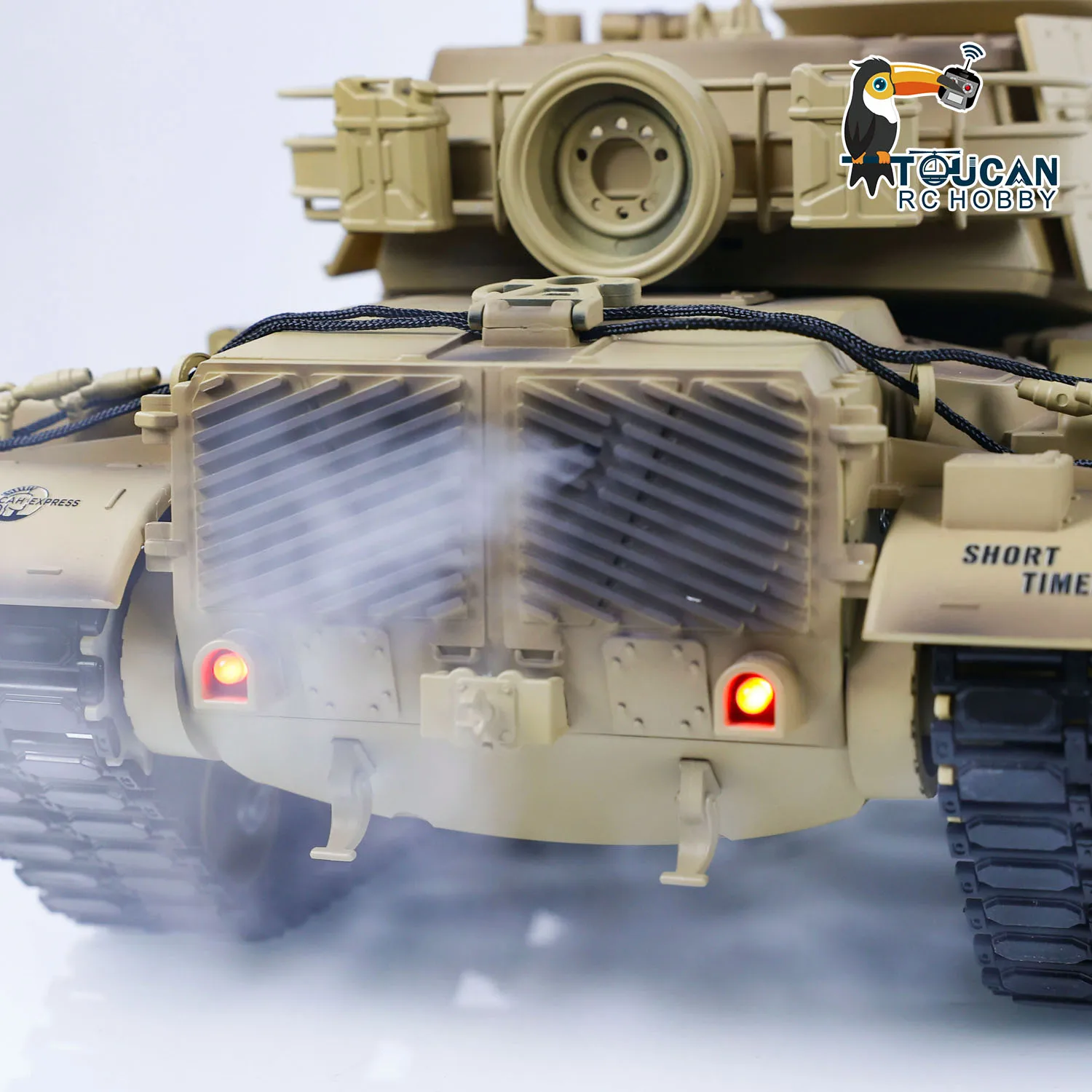 Tongde 1/16 RC Battle Tank M60A1 ERA USA BB Shooting Infrared Battle Toy RTR 320° Barrel Recoil Smoke Unit Model Toys TH23289