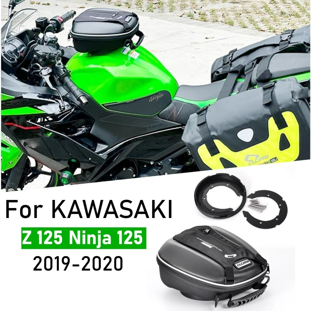 Tank Bag For KAWASAKI Z125 Ninja125 Ninja 125 Motorcycle Luggage Top Case Saddle Bag Waterproof Navigation Backpack Quick Lock