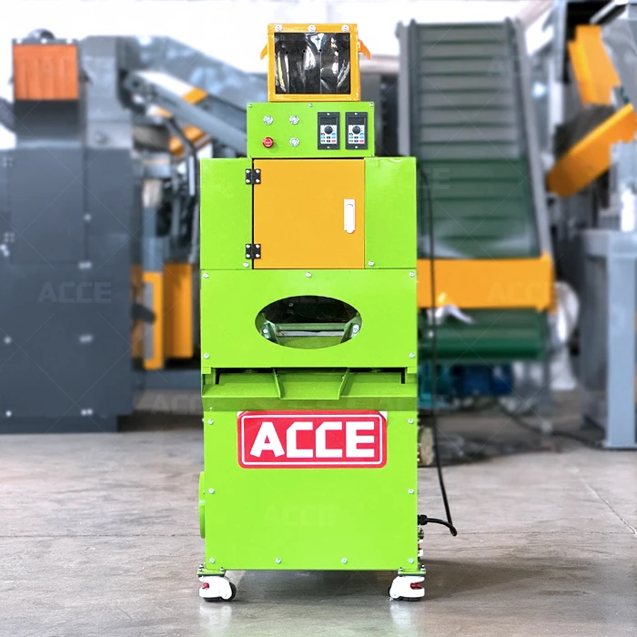 20-40KG/H C02 Model Small Size Used Car Wire Plug Cable Crusher Granulator Recycling Machine From VANER